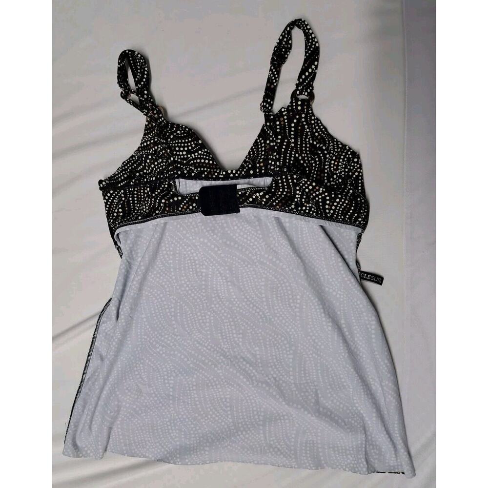 Miraclesuit Womens Bronze Age Plunge Underwire Tankini Top Sz 34D - Picture 10 of 12